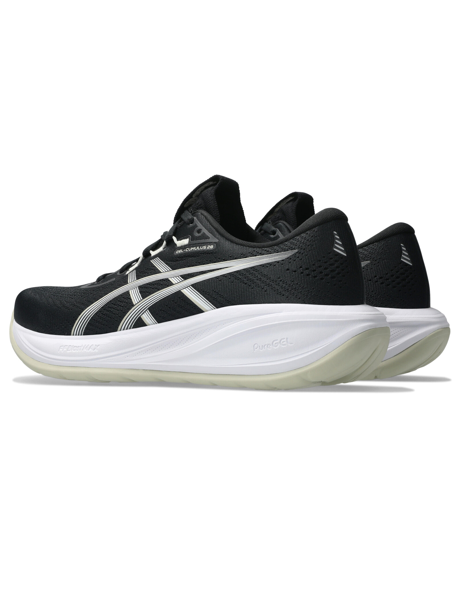 Asics GEL-CUMULUS 28 (Narrow)-Dames-BLACK/WHITE