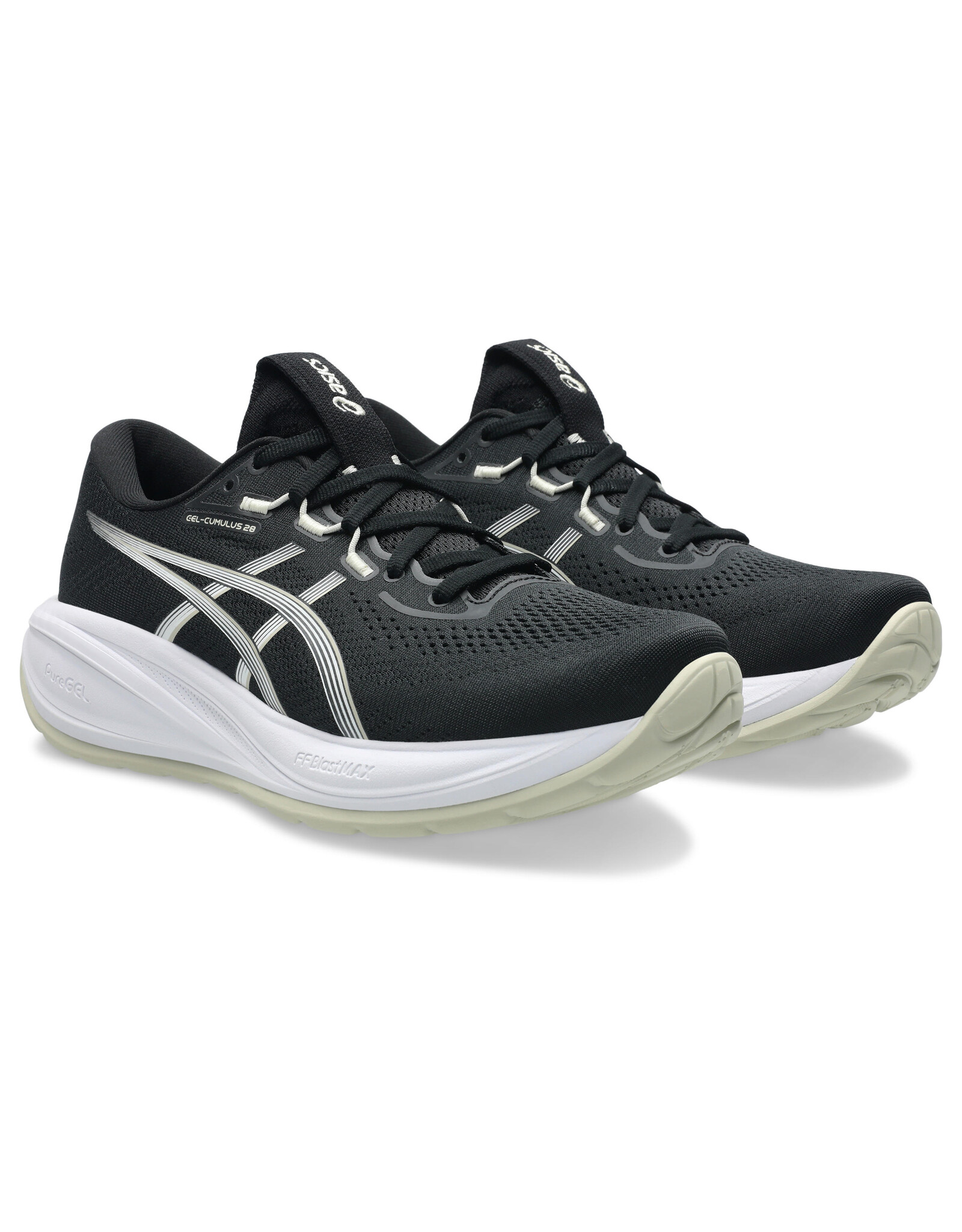 Asics GEL-CUMULUS 28 (Narrow)-Dames-BLACK/WHITE