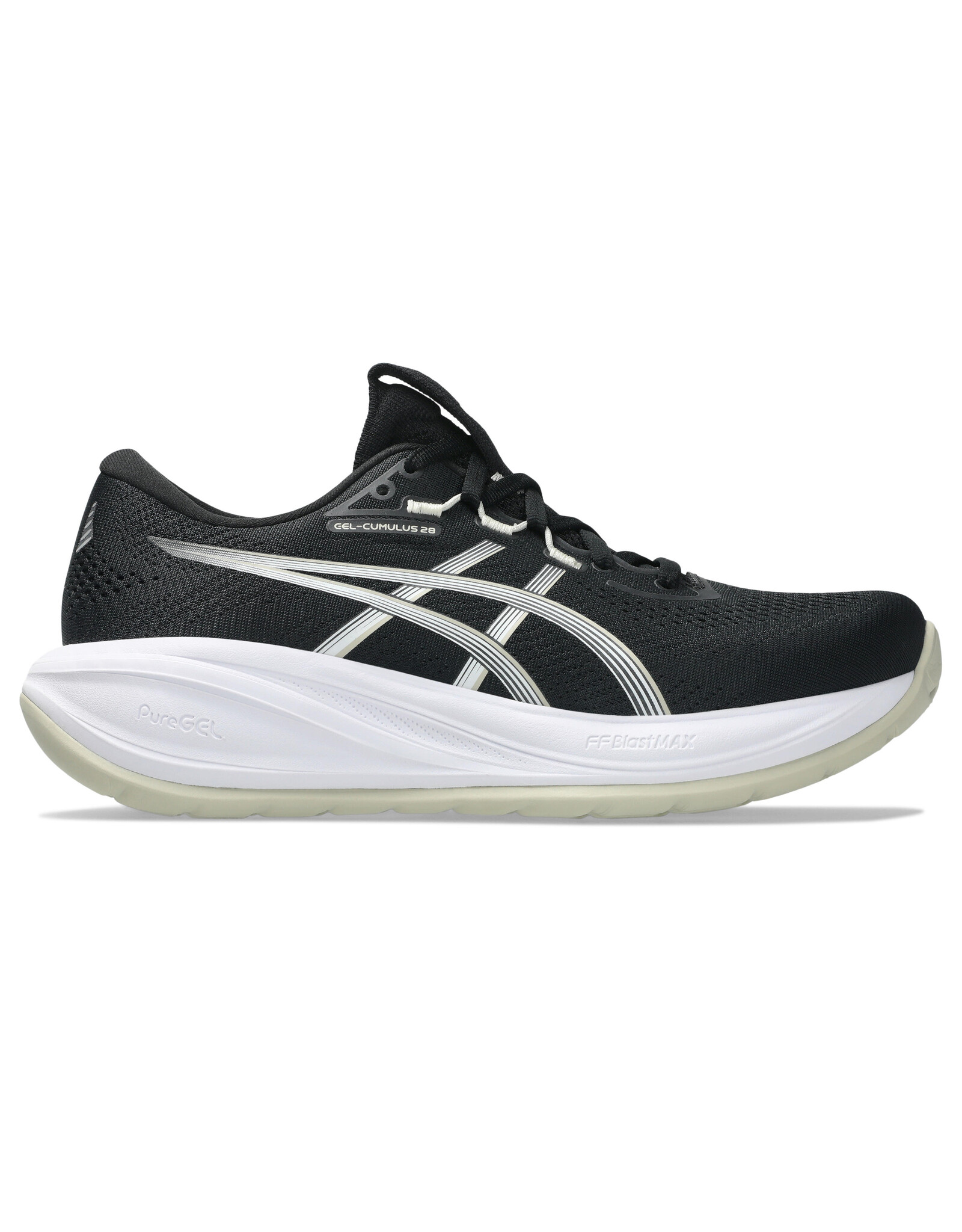Asics GEL-CUMULUS 28 (Narrow)-Dames-BLACK/WHITE