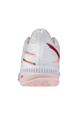 Mizuno SHOE WAVE EXCEED COURT CC WOS-Dames-White/Pinkesque/Barbados Cherry