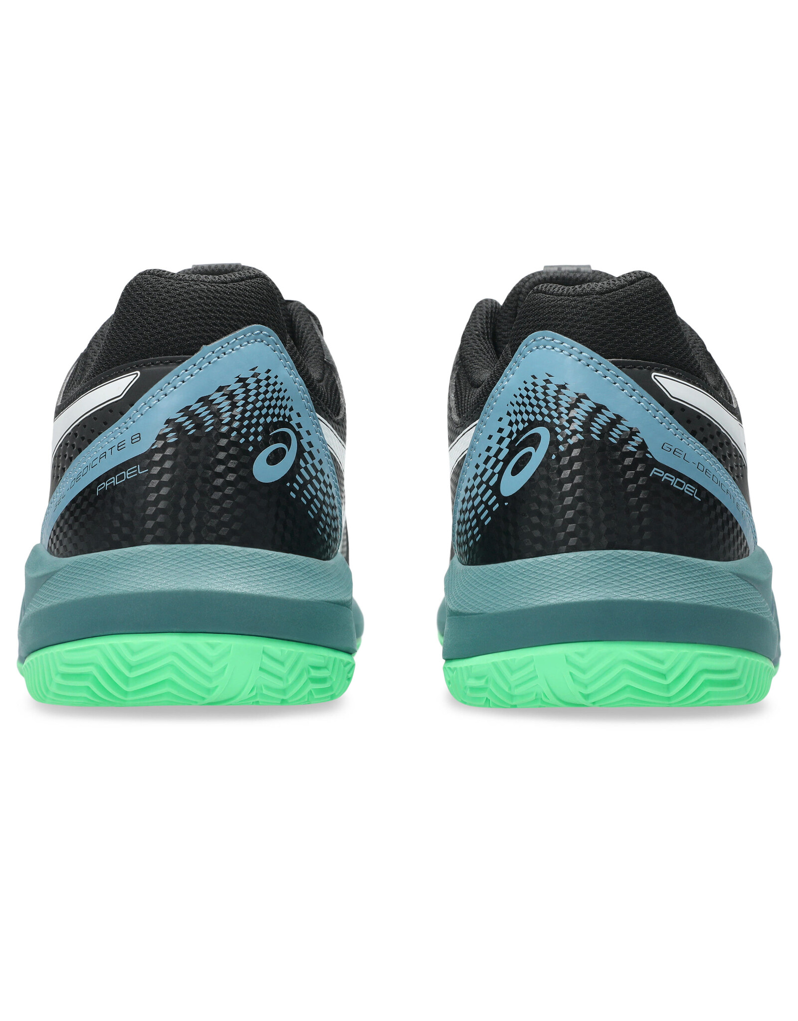 Asics GEL-DEDICATE 8 PADEL-Heren-BLACK/VITAL GREEN