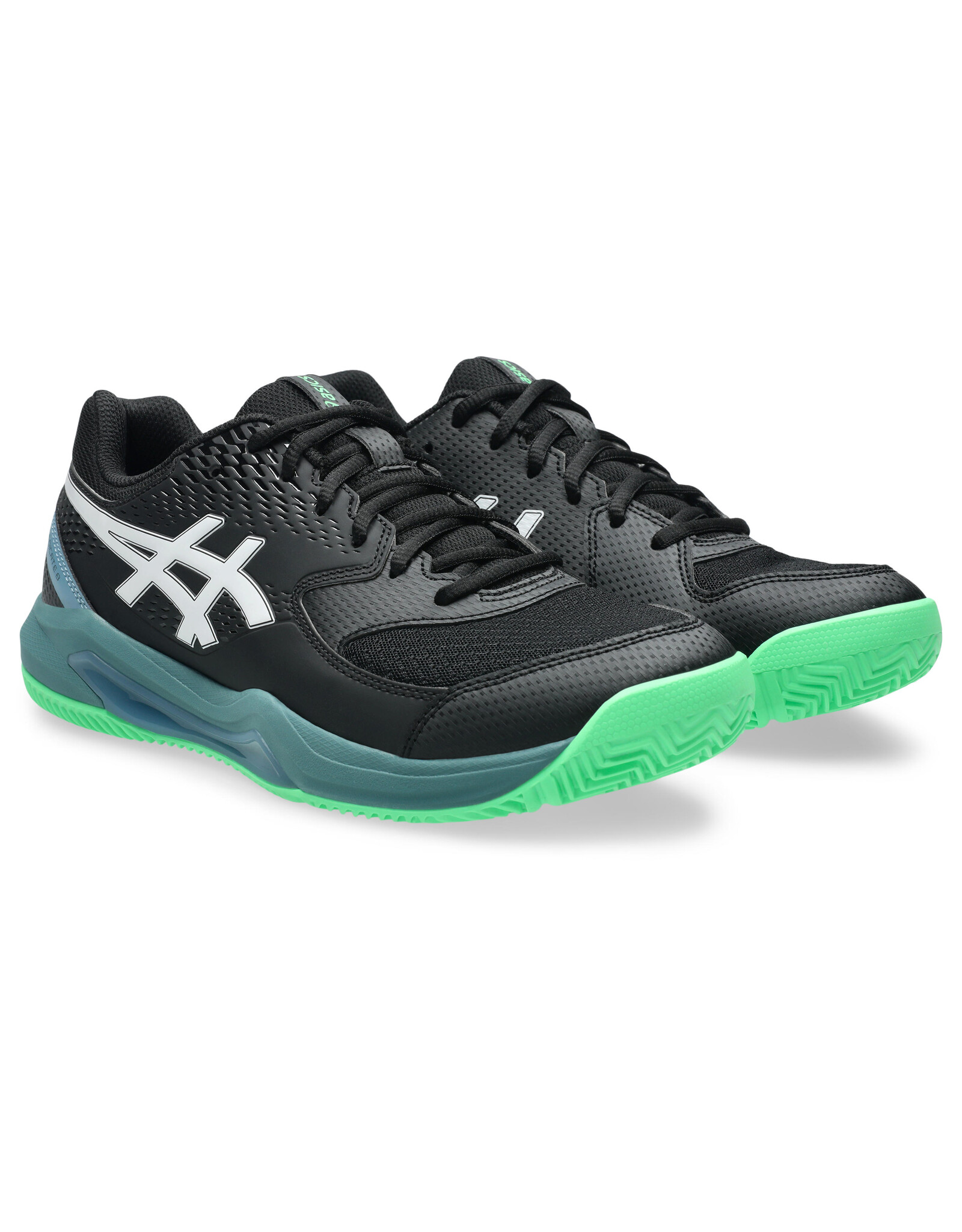 Asics GEL-DEDICATE 8 PADEL-Heren-BLACK/VITAL GREEN