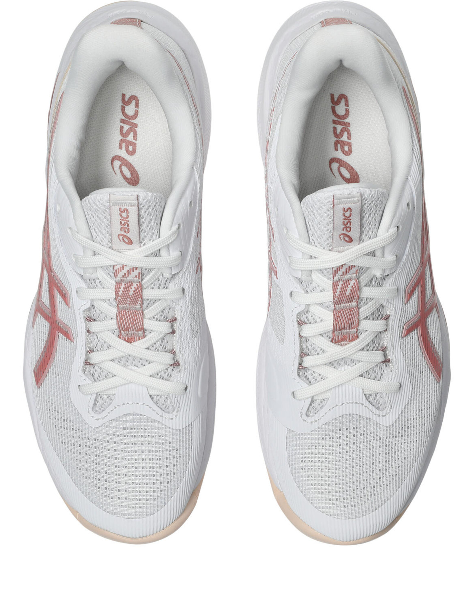 Asics NETBURNER BALLISTIC FF 4-Dames-WHITE/ROSE ROUGE