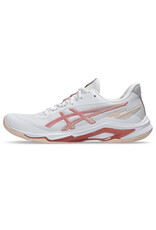 Asics NETBURNER BALLISTIC FF 4-Dames-WHITE/ROSE ROUGE