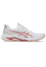 Asics NETBURNER BALLISTIC FF 4-Dames-WHITE/ROSE ROUGE