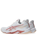 Asics NETBURNER BALLISTIC FF 4-Dames-WHITE/ROSE ROUGE