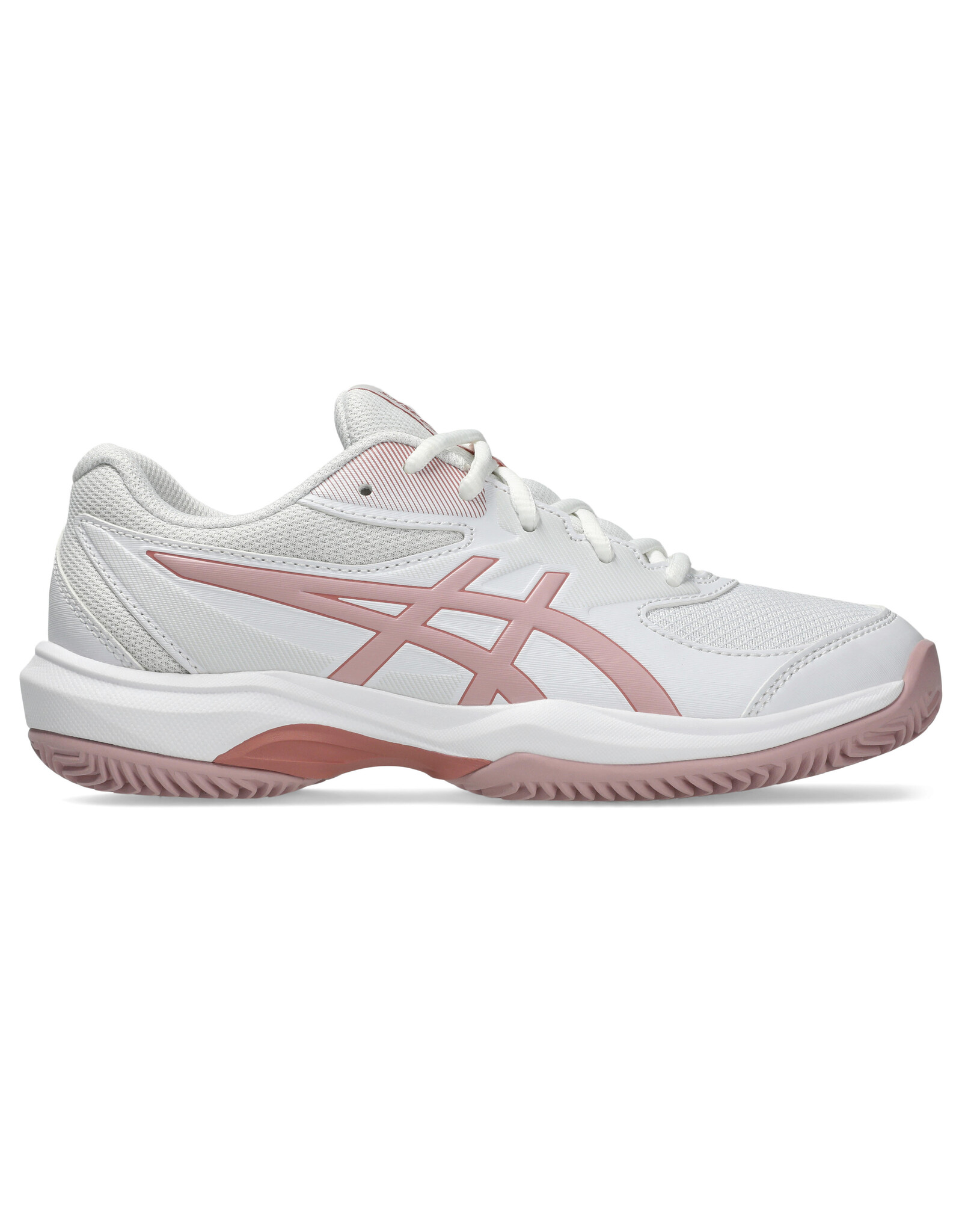 Asics GEL-GAME GS CLAY/OC-Kinderen-WHITE/MORGANITE