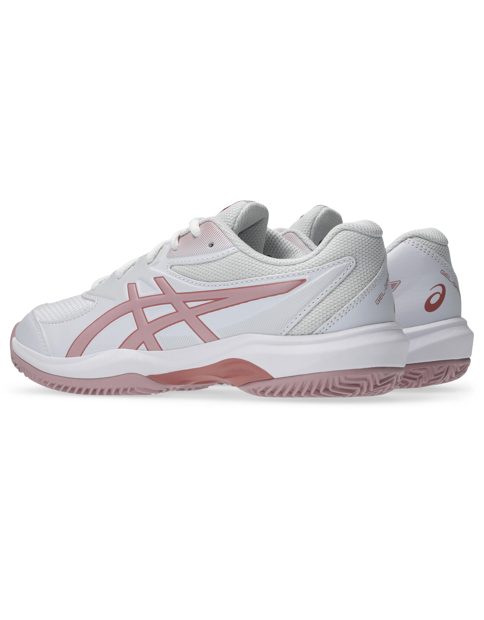 Asics GEL-GAME GS CLAY/OC-Kinderen-WHITE/MORGANITE