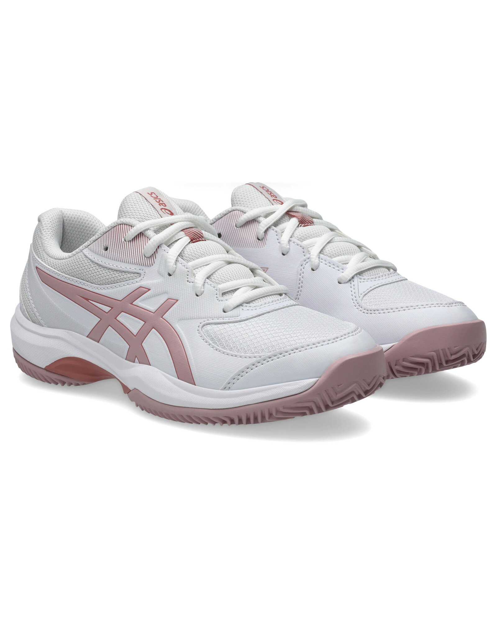 Asics GEL-GAME GS CLAY/OC-Kinderen-WHITE/MORGANITE