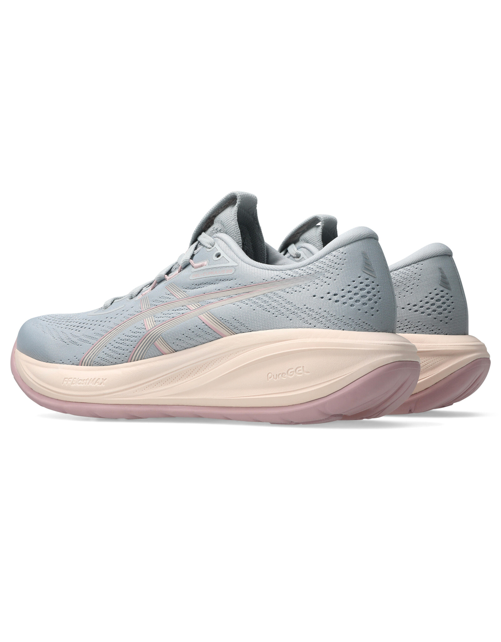 Asics GEL-CUMULUS 28-Dames-PIEDMONT GREY/PEARL PINK
