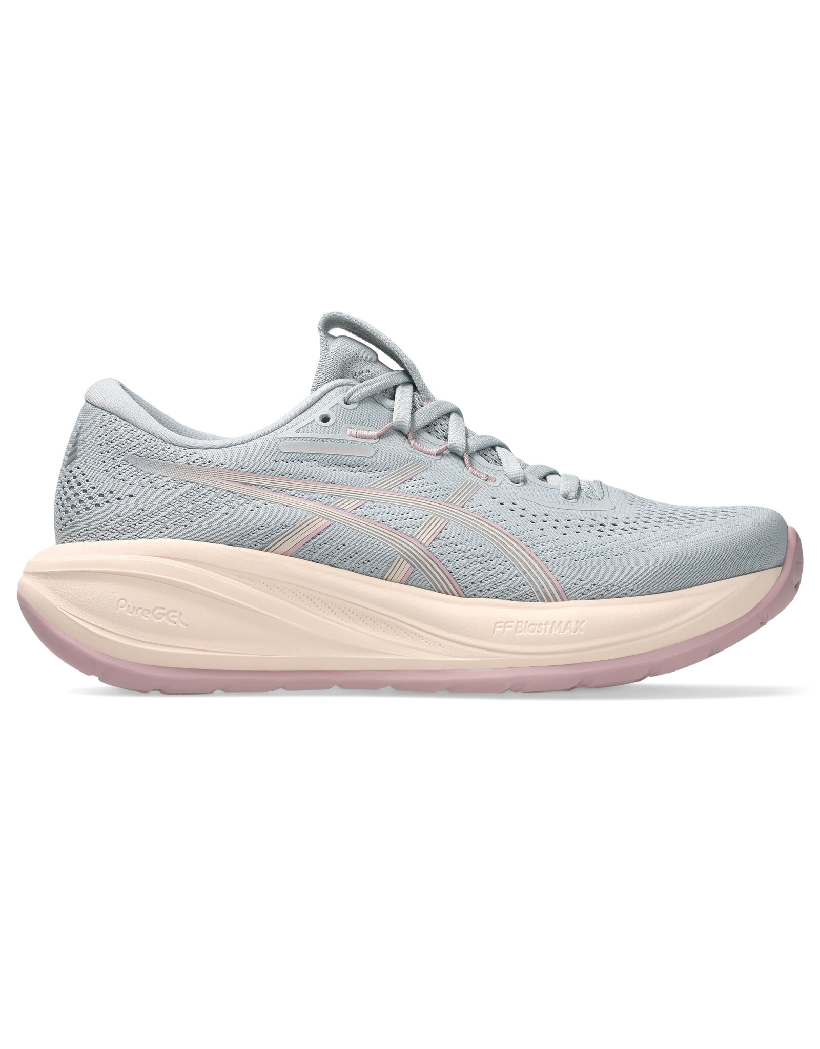 Asics GEL-CUMULUS 28-Dames-PIEDMONT GREY/PEARL PINK