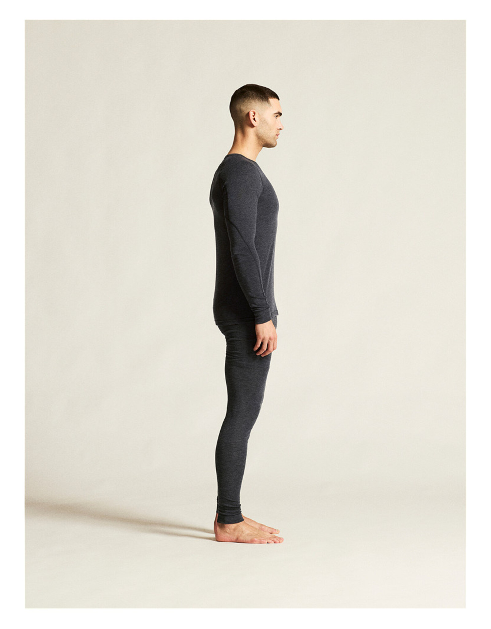 Craft WOOL MERINO SET M-Heren-BLACK MELANGE