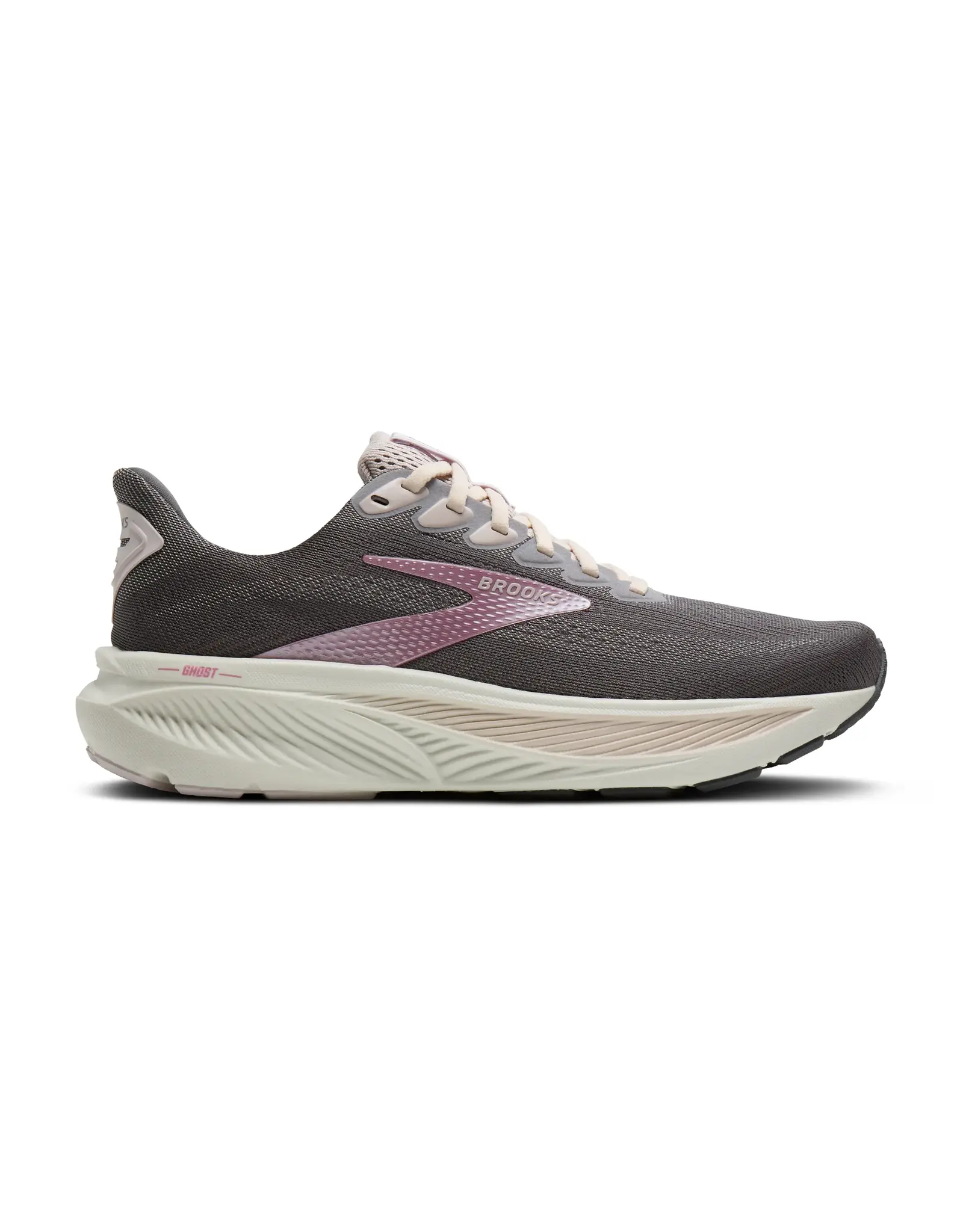 Brooks Ghost 17-Dames-Poppy Seed/Pink/Bluewash