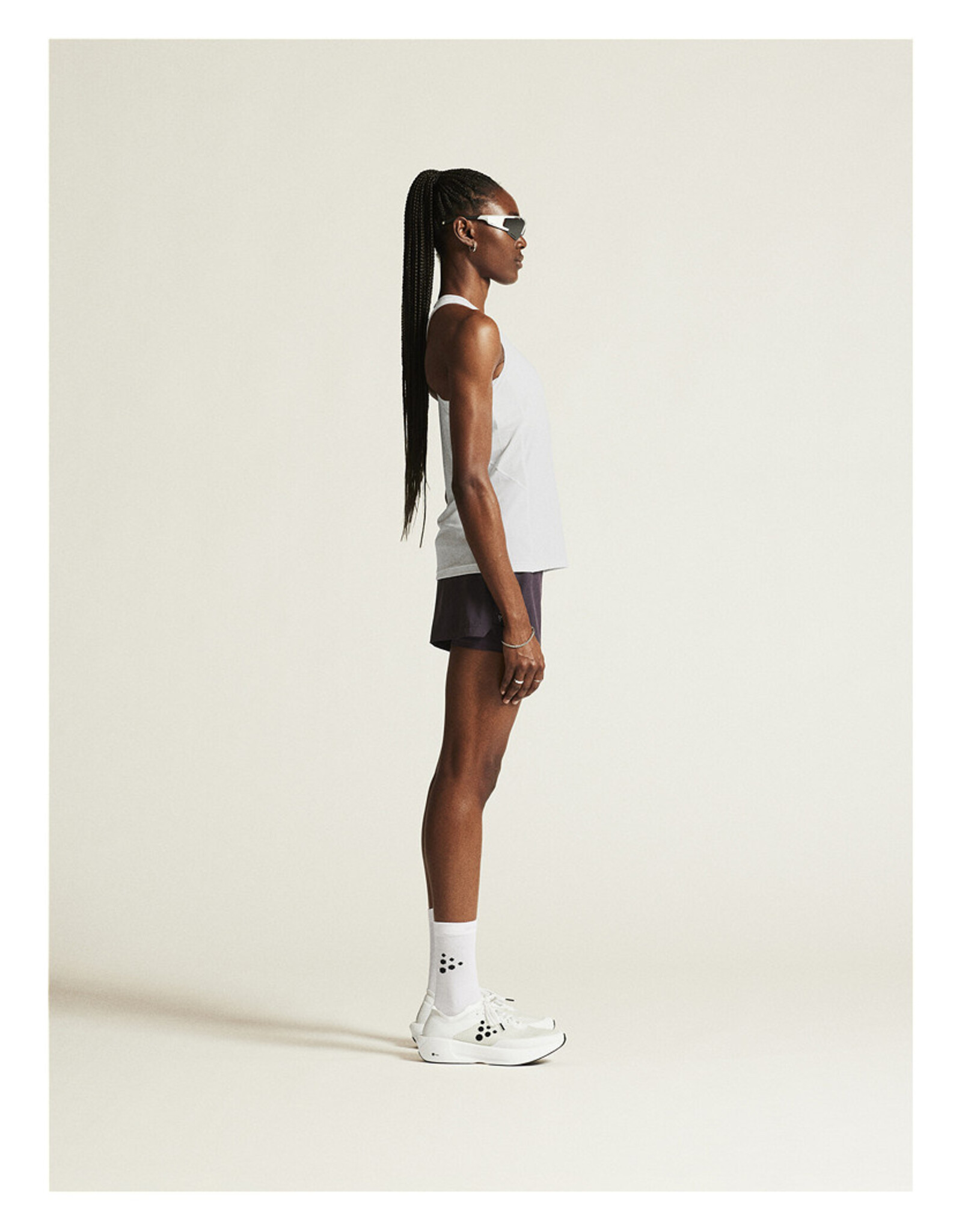 Craft ADV ESSENCE SINGLET 2 W-Dames-WHITE