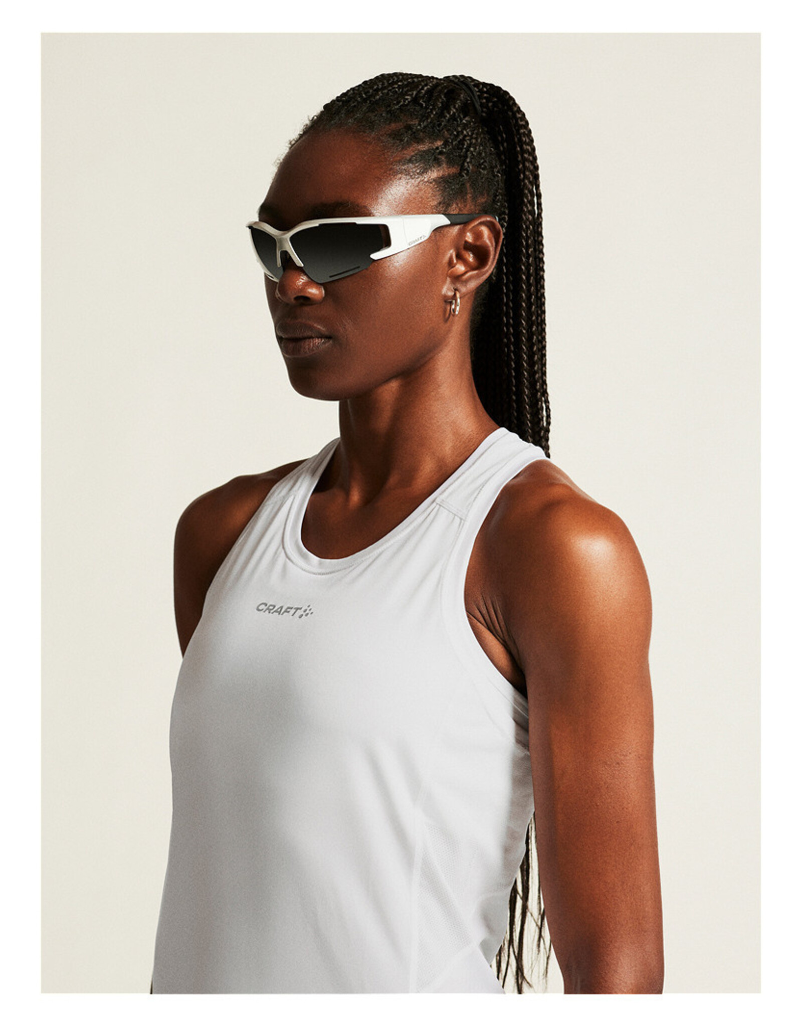 Craft ADV ESSENCE SINGLET 2 W-Dames-WHITE