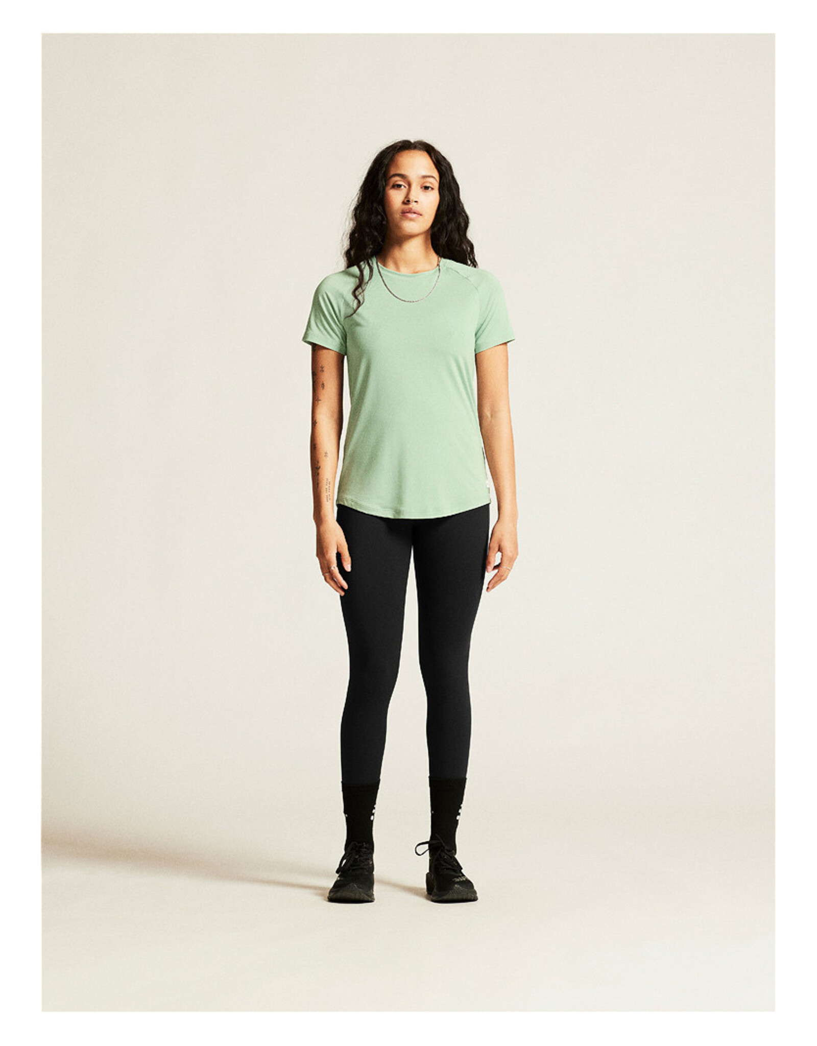 Craft COLLECTIVE SS TEE W-Dames-GLACIAL