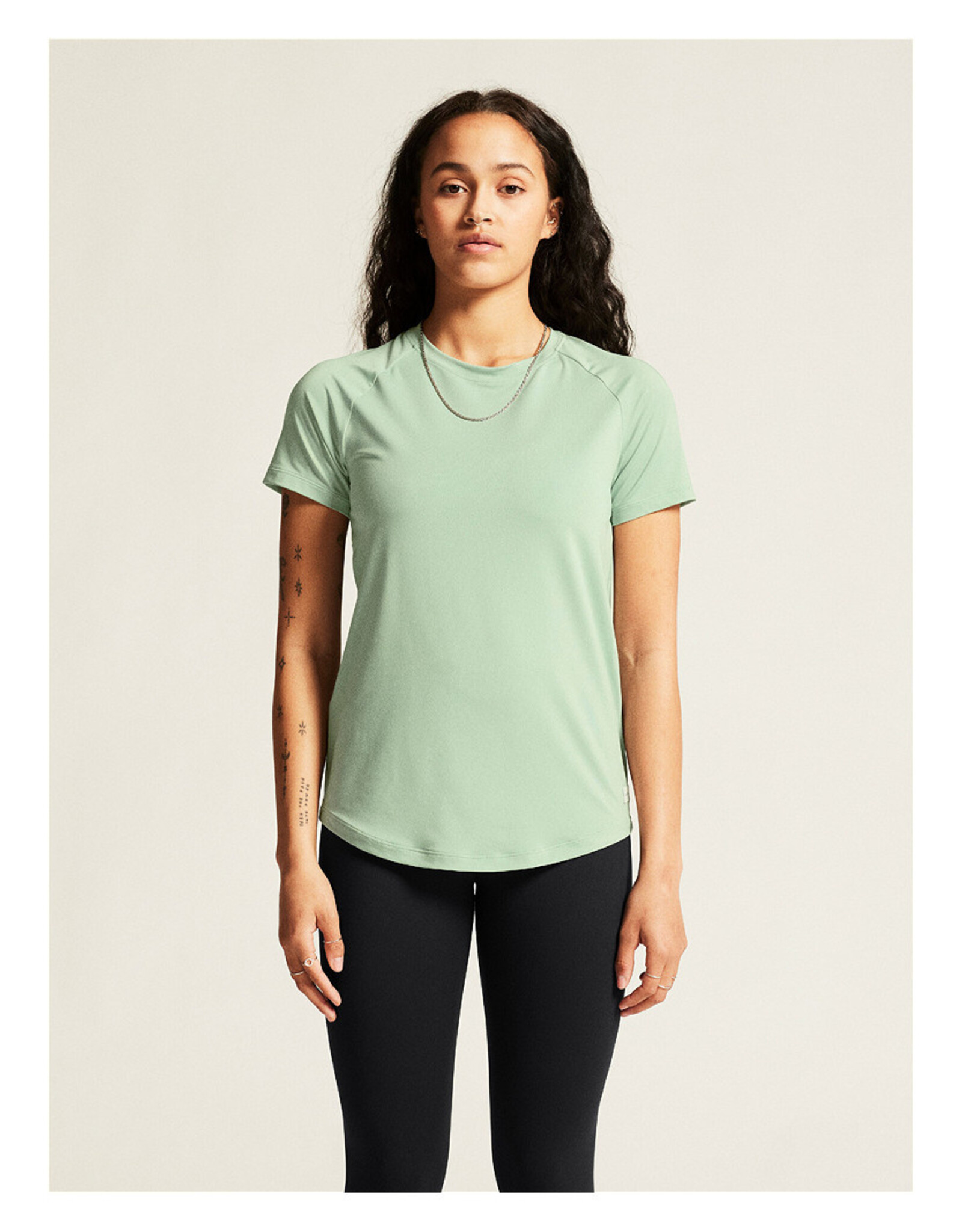 Craft COLLECTIVE SS TEE W-Dames-GLACIAL