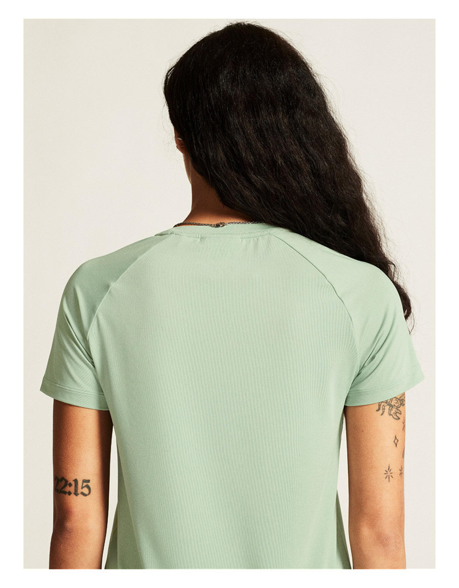 Craft COLLECTIVE SS TEE W-Dames-GLACIAL