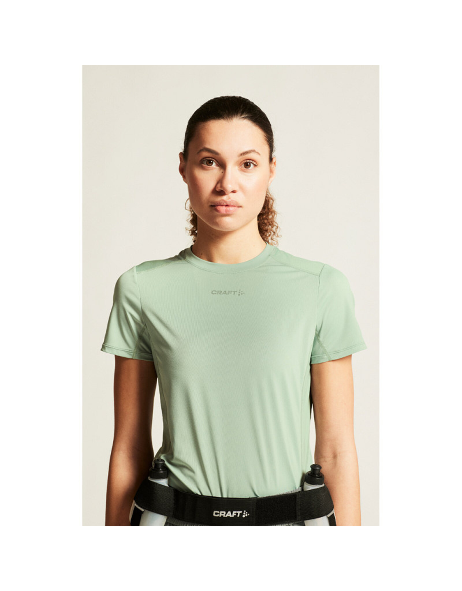 Craft ADV ESSENCE SS TEE 2 W-Dames-GLACIAL