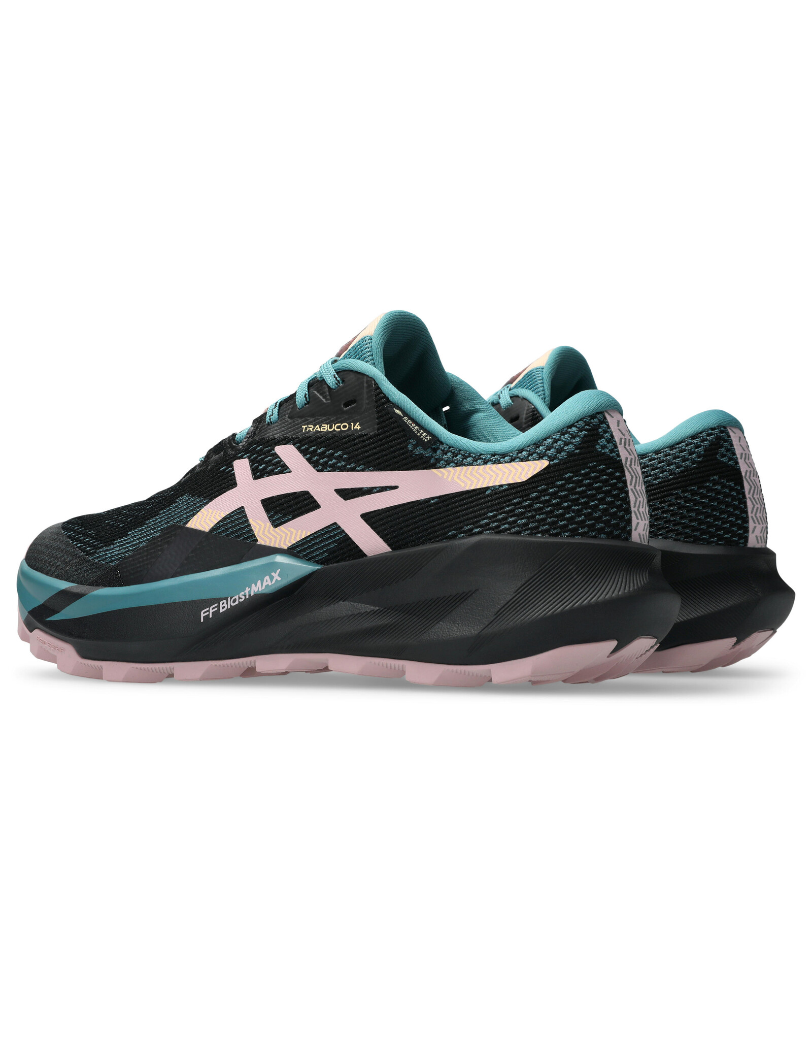 Asics TRABUCO 14 GTX-Dames-BLACK/MORGANITE