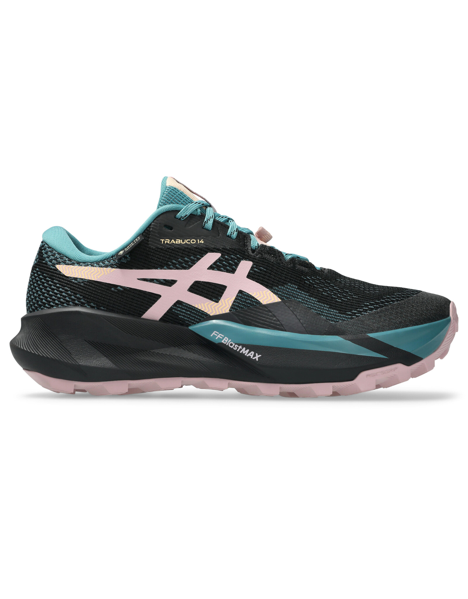 Asics TRABUCO 14 GTX-Dames-BLACK/MORGANITE