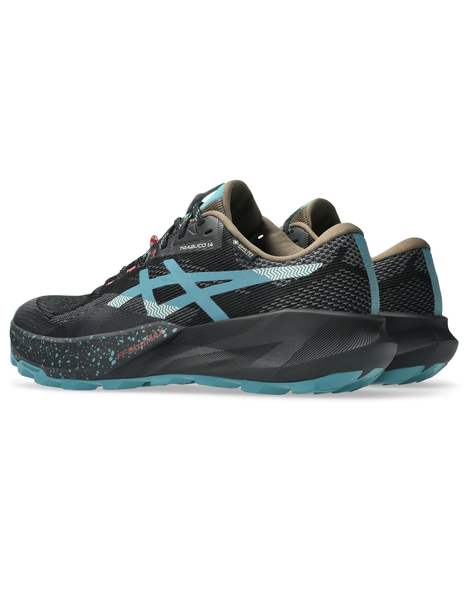 Asics TRABUCO 14 GTX-Heren-BLACK/MISTY PINE