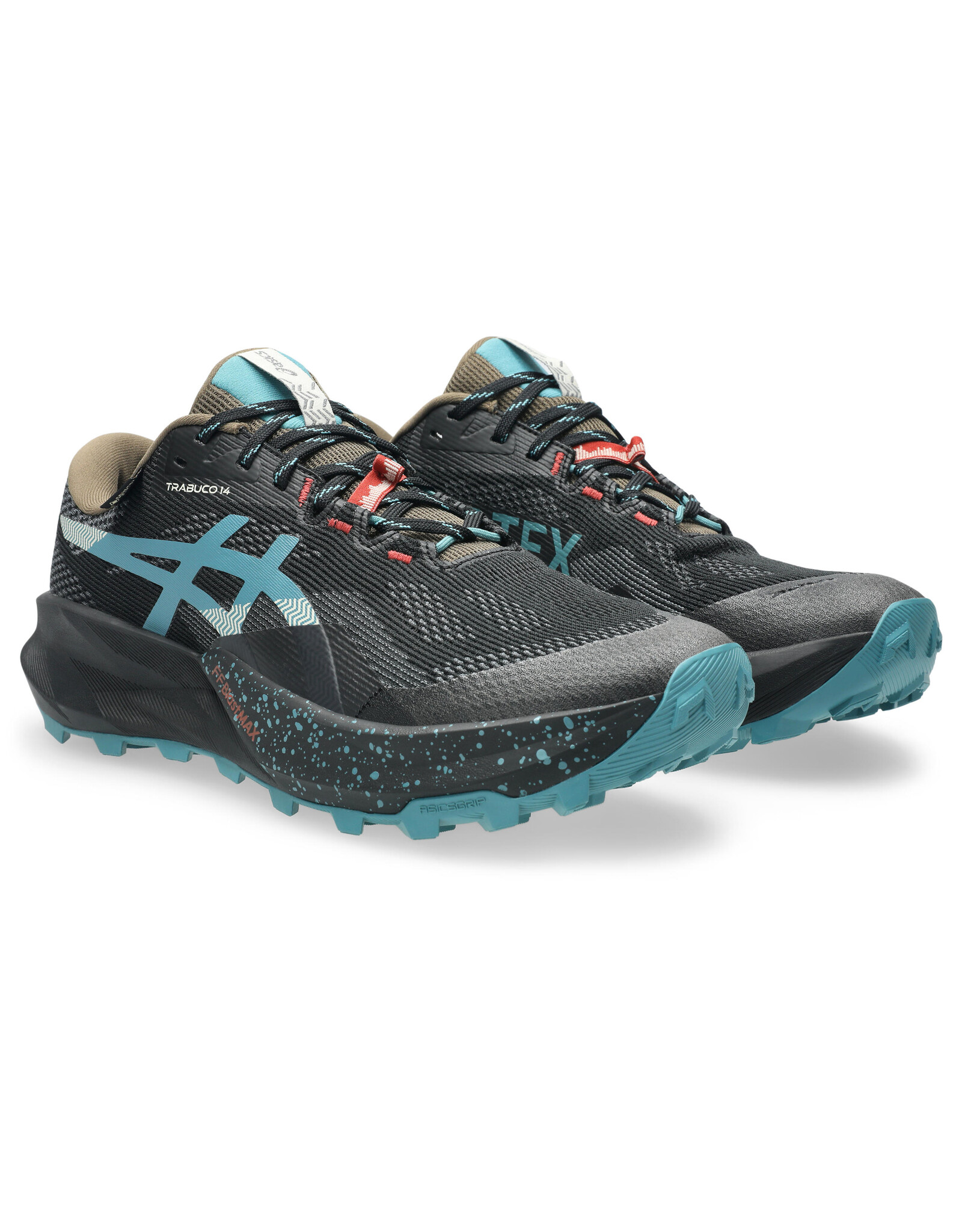 Asics TRABUCO 14 GTX-Heren-BLACK/MISTY PINE