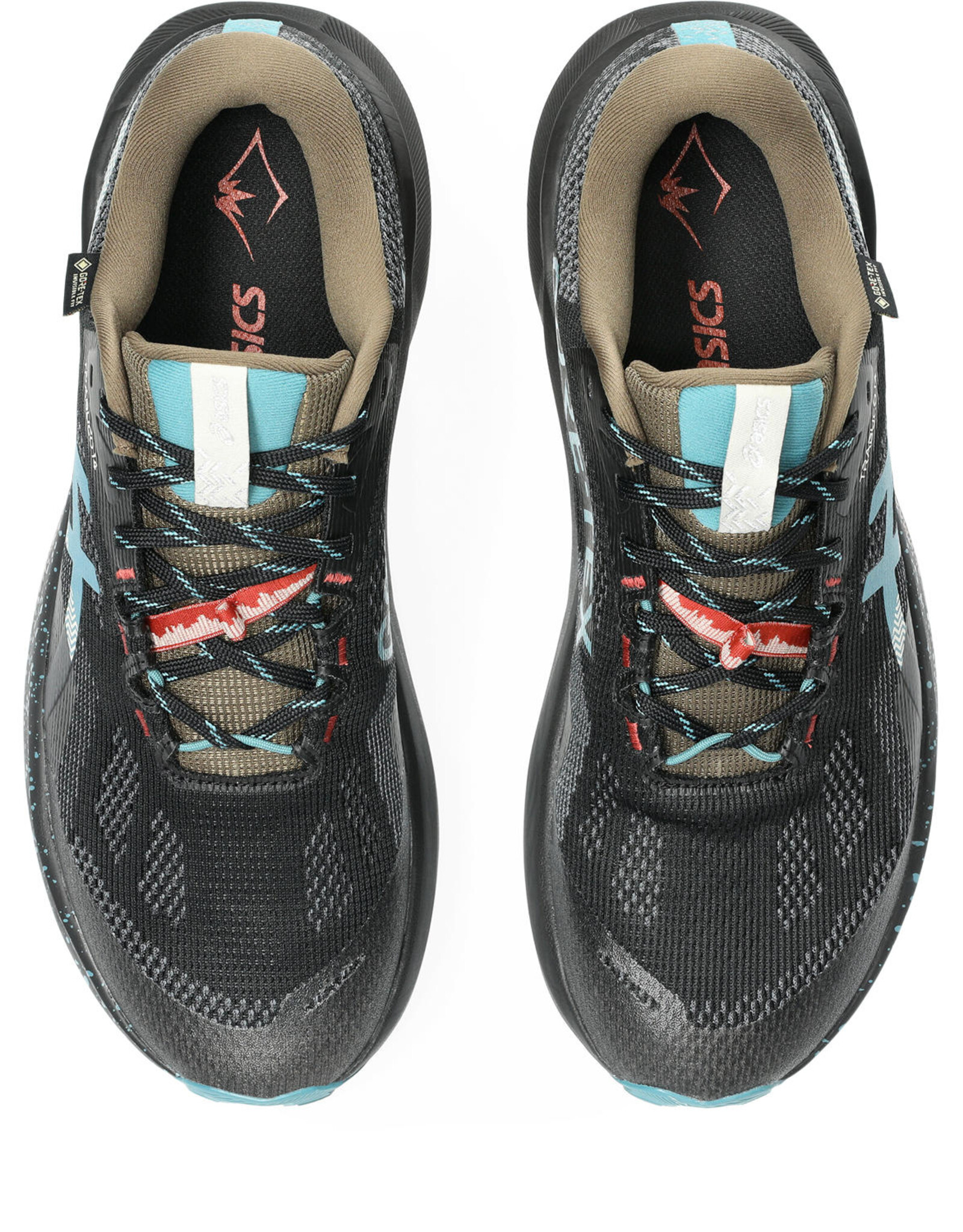 Asics TRABUCO 14 GTX-Heren-BLACK/MISTY PINE