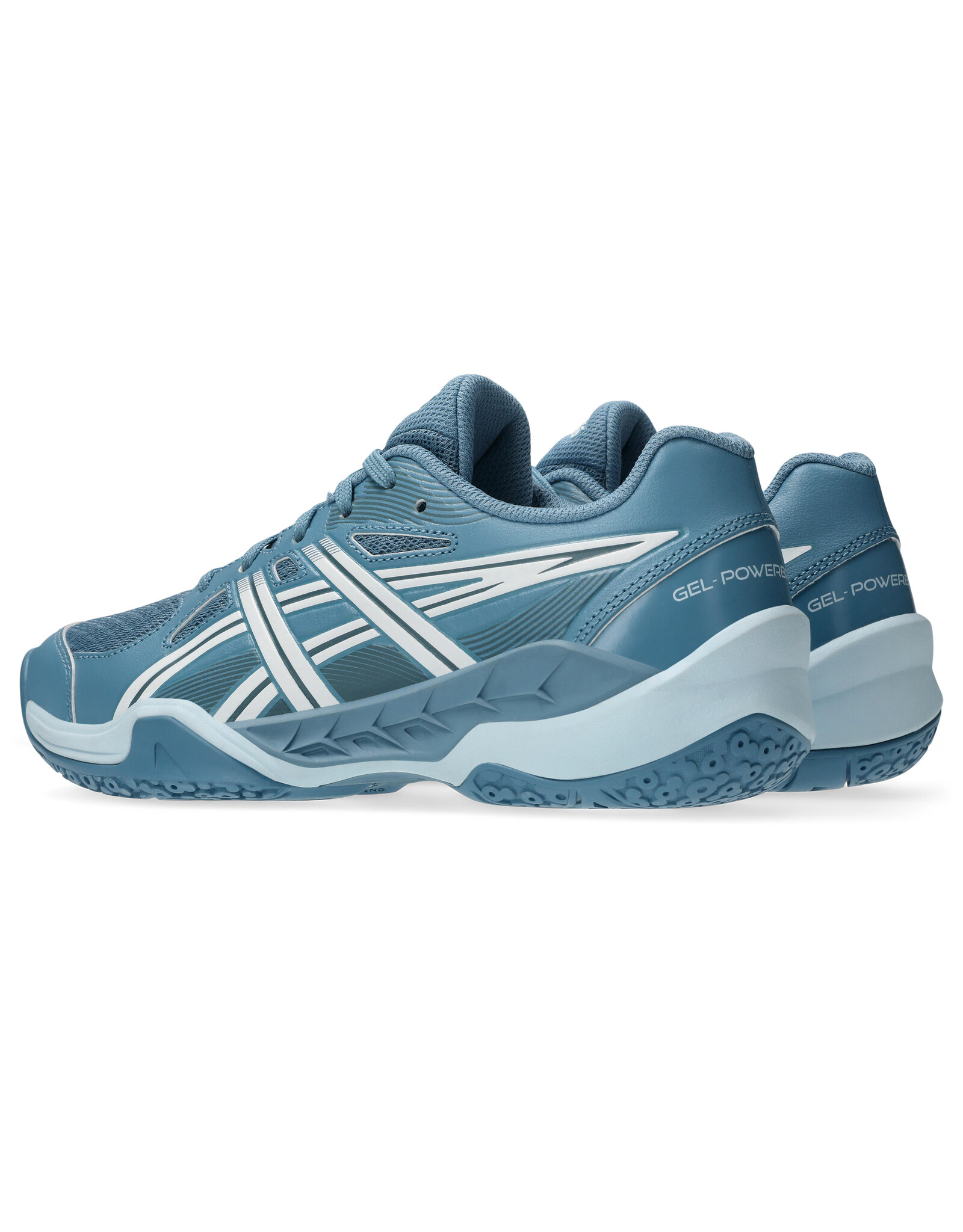 Asics GEL-POWERBREAK GS-Kinderen-SABA BLUE/WHITE