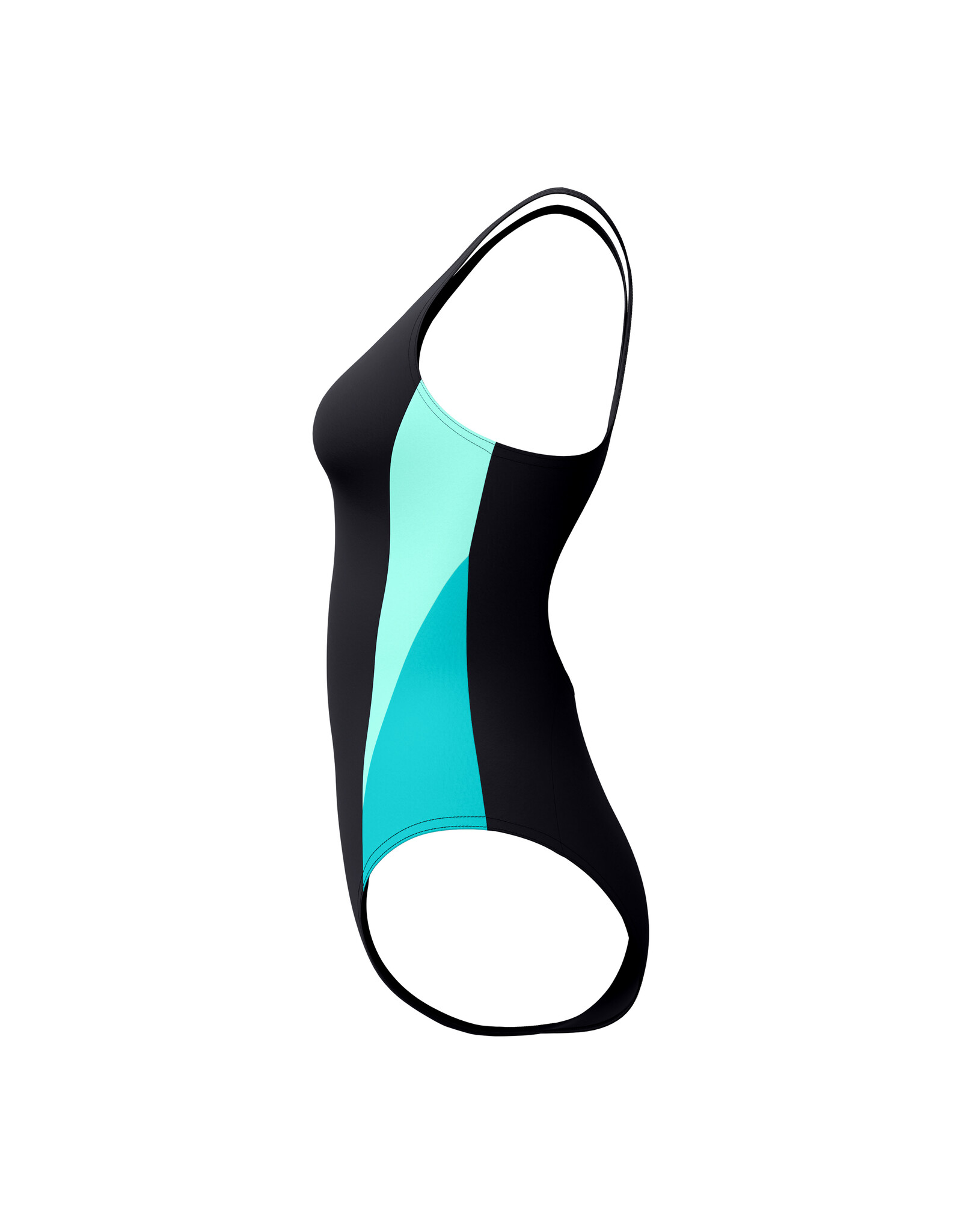 Speedo COLORBLOCK SPLICE 2.0 1P BLA/TUR