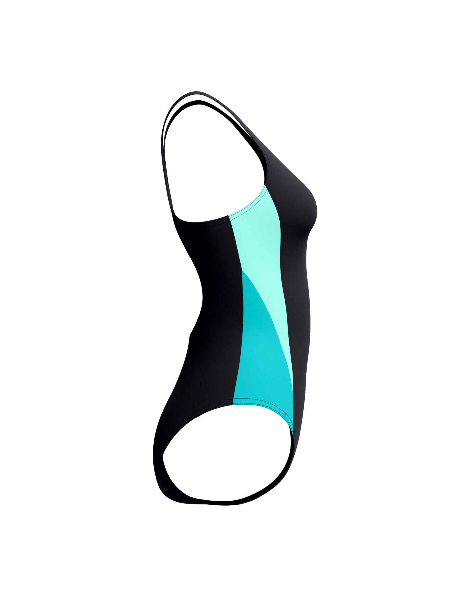 Speedo COLORBLOCK SPLICE 2.0 1P BLA/TUR