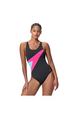 Speedo HYPERBOOM BUTTERFLY BACK 1P BLA/PIN