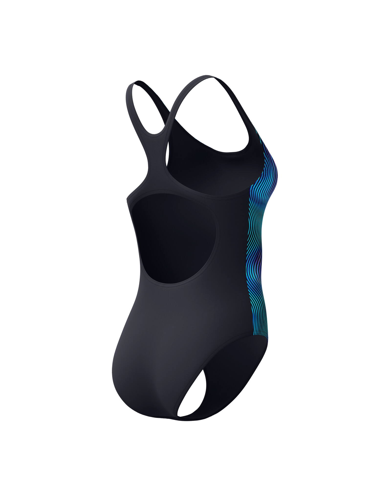 Speedo PRINT MEDALIST 1P BLA/TUR