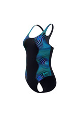 Speedo PRINT MEDALIST 1P BLA/TUR