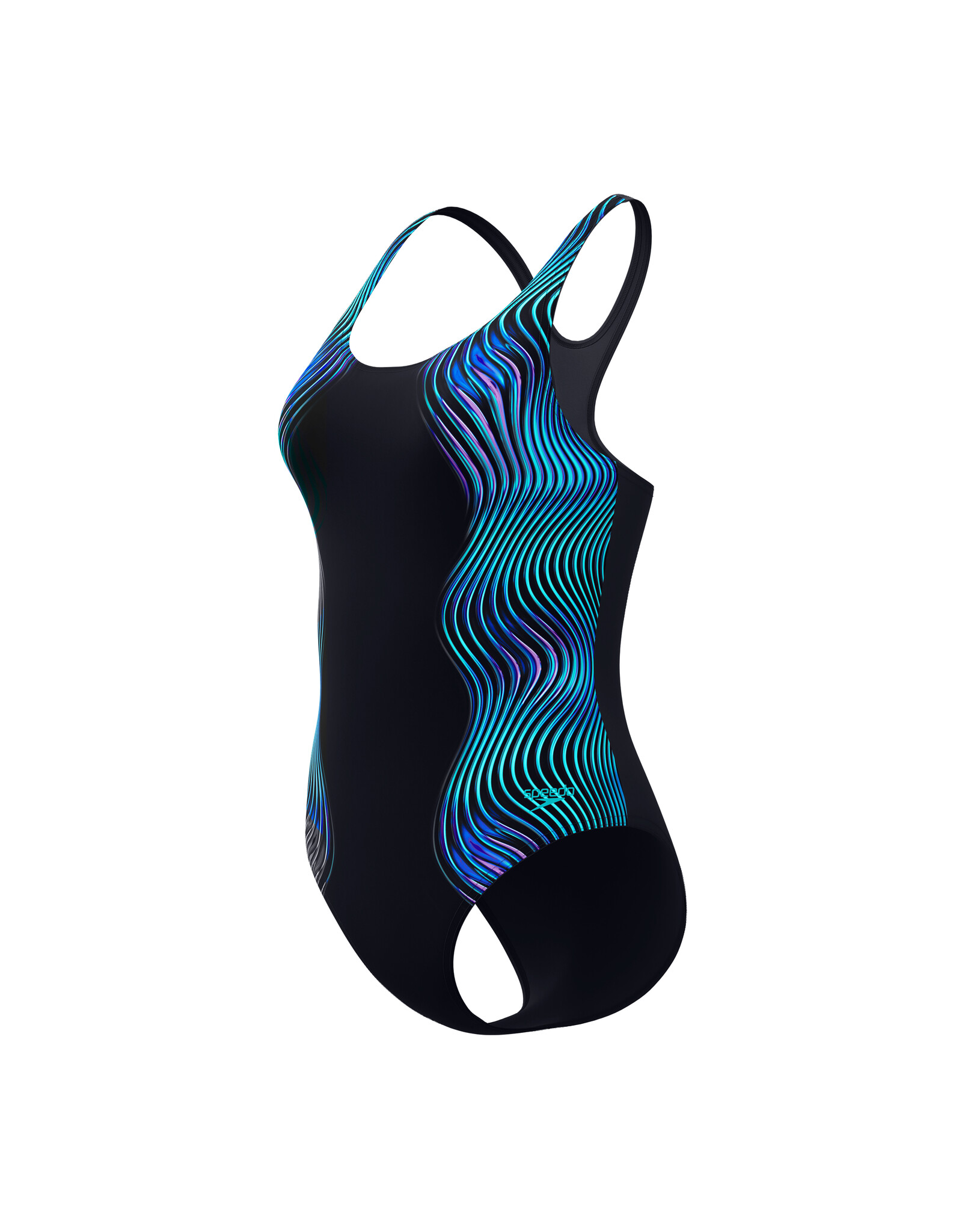 Speedo PRINT MEDALIST 1P BLA/TUR