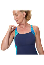 Speedo PRINT LUNA LUSTRE 1P NAV/BLU