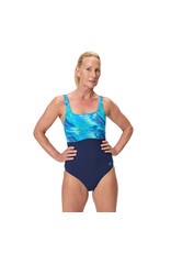 Speedo PRINT CONTOUR ECLIPSE 1P NAV/BLU