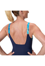 Speedo PRINT CONTOUR ECLIPSE 1P NAV/BLU