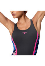 Speedo HYPERBOOM SPLICE MUSCLEB LEGSUIT BLA/PIN