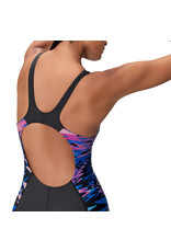 Speedo HYPERBOOM SPLICE MUSCLEB LEGSUIT BLA/PIN