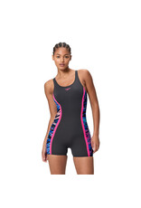 Speedo HYPERBOOM SPLICE MUSCLEB LEGSUIT BLA/PIN