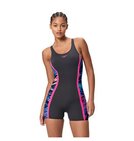Speedo HYPERBOOM SPLICE MUSCLEB LEGSUIT BLA/PIN