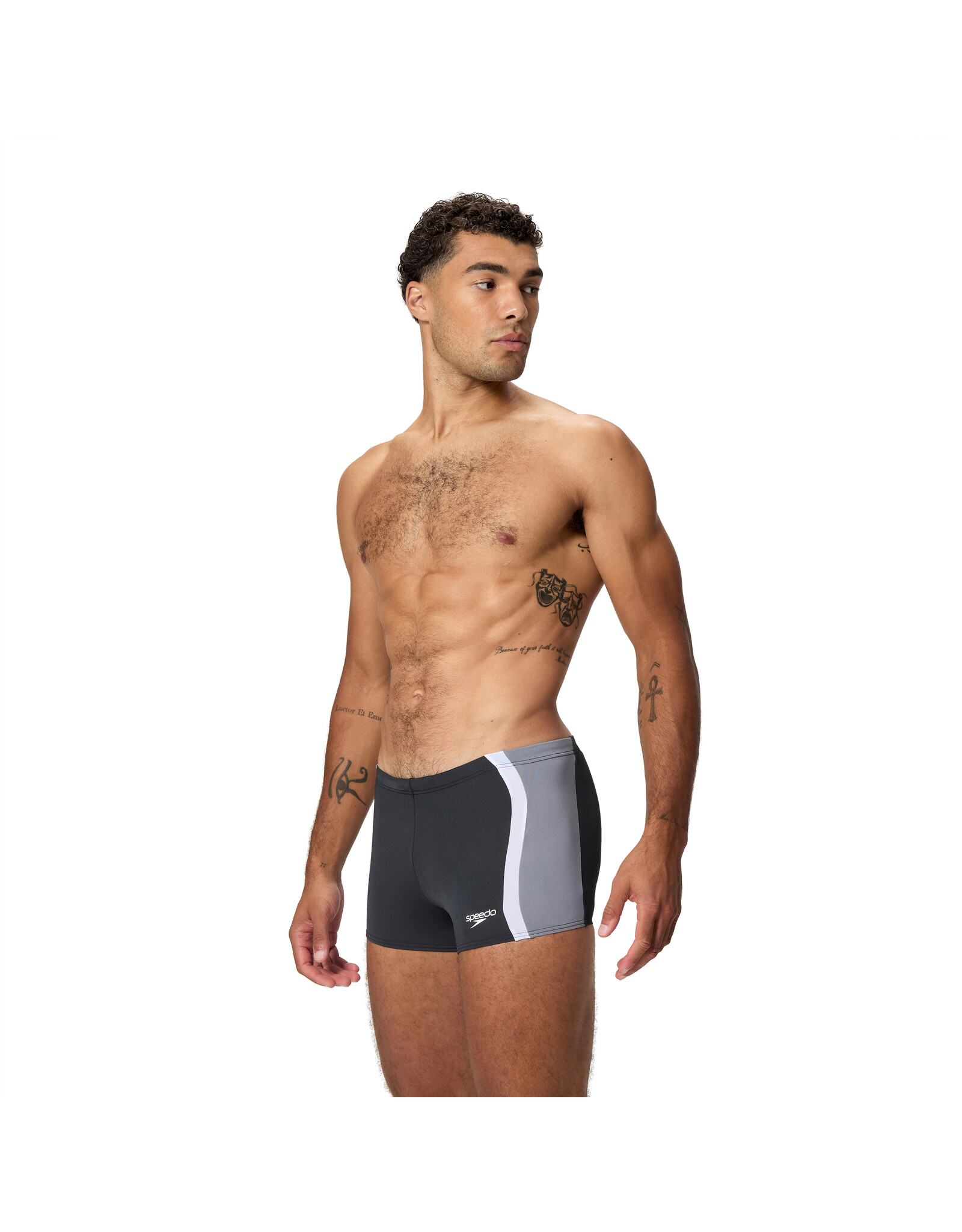 Speedo SOLID SPLICE AQSH BLA/GRE