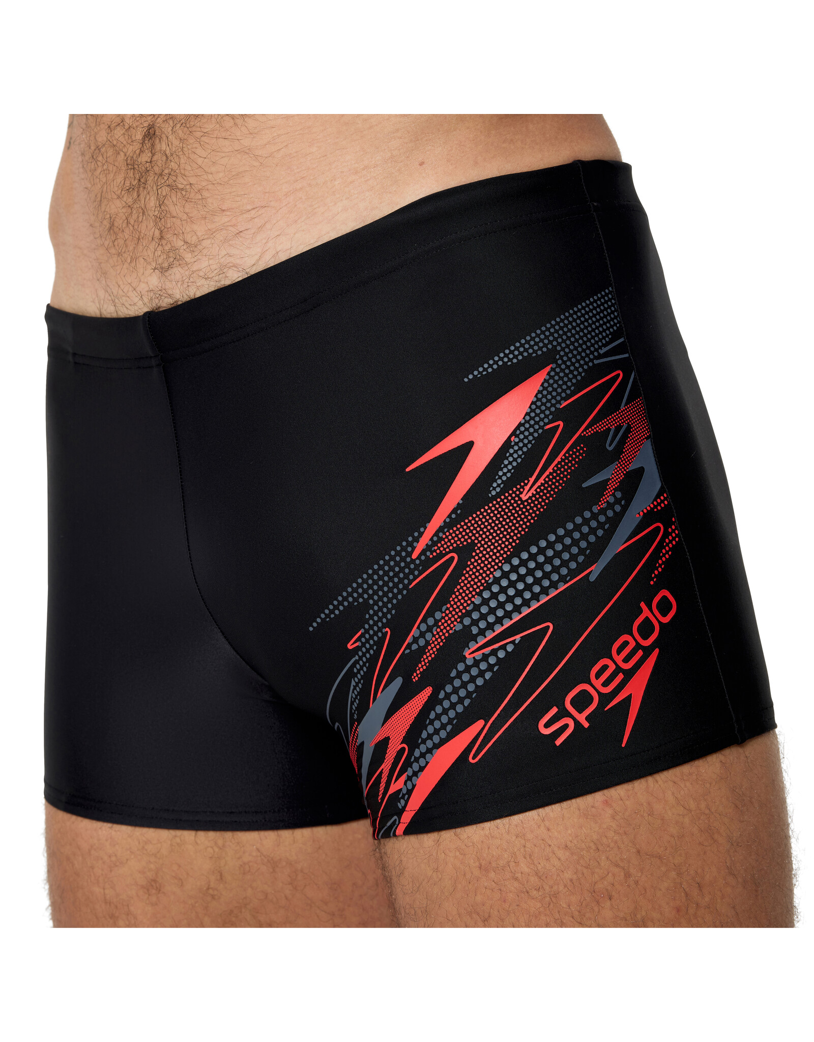 Speedo MEDLEY LOGO AQSH BLA/RED