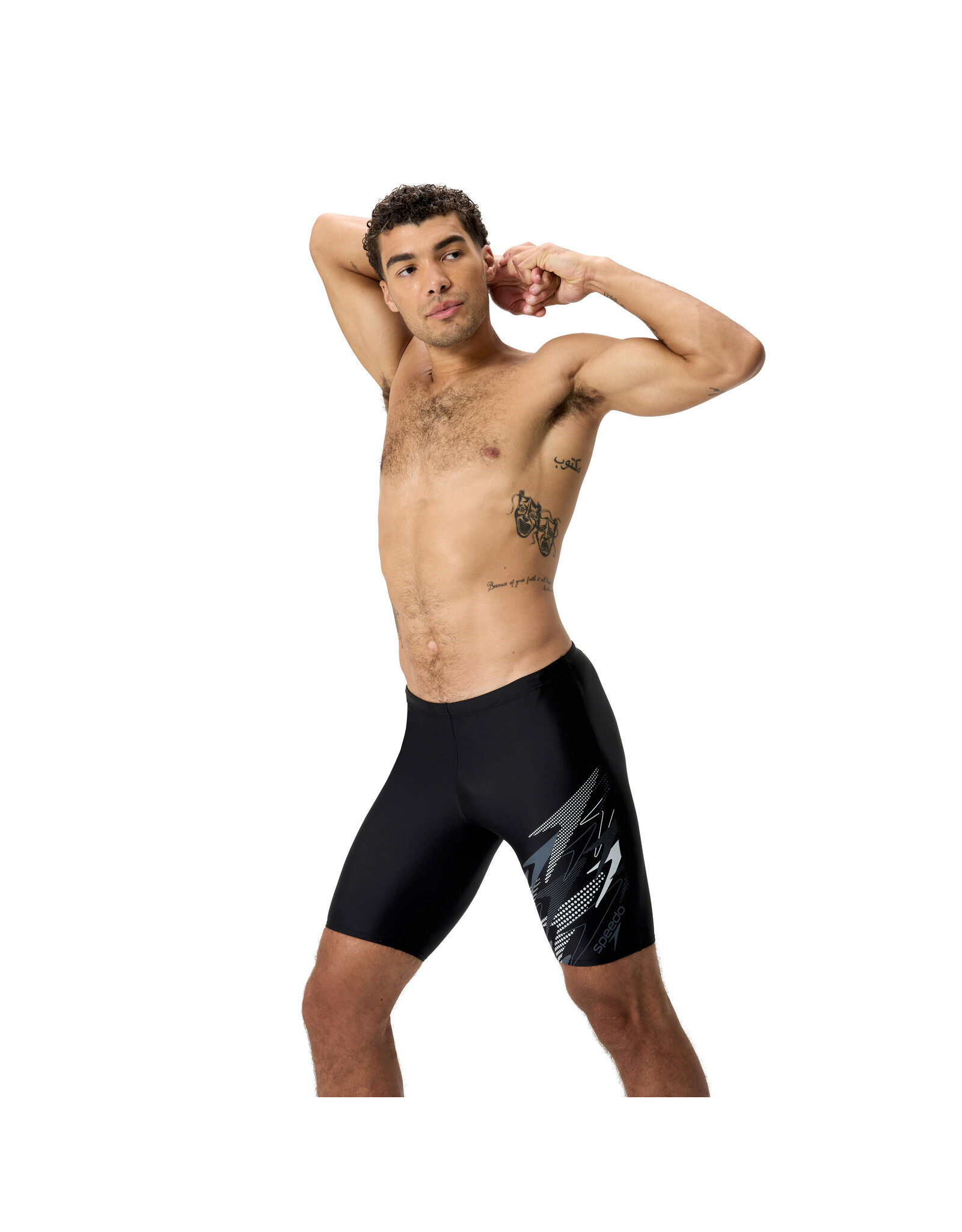 Speedo MEDLEY LOGO JAM BLA/GRE