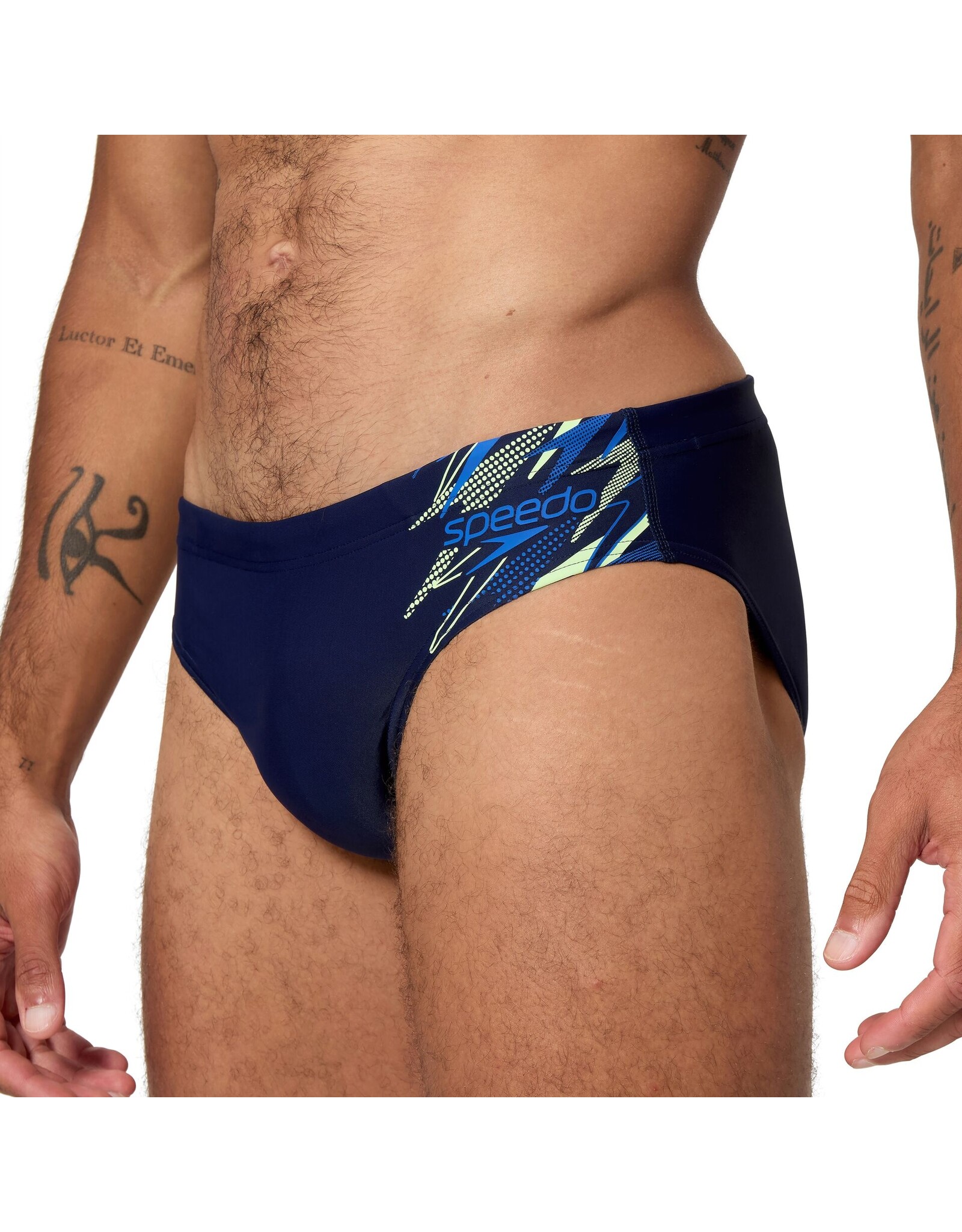 Speedo MEDLEY LOGO BRIEF 7CM NAV/BLU