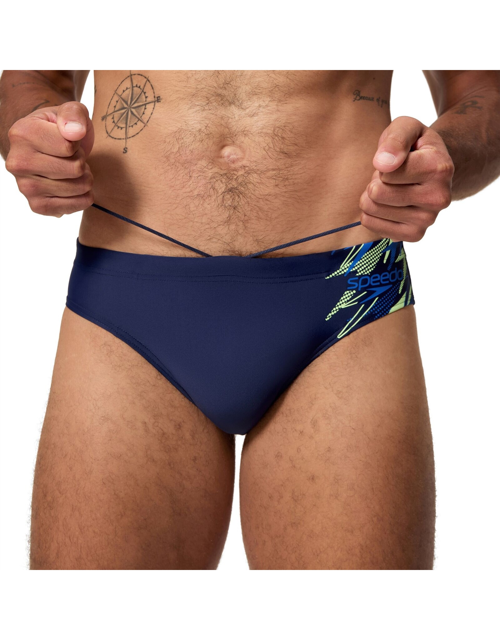 Speedo MEDLEY LOGO BRIEF 7CM NAV/BLU