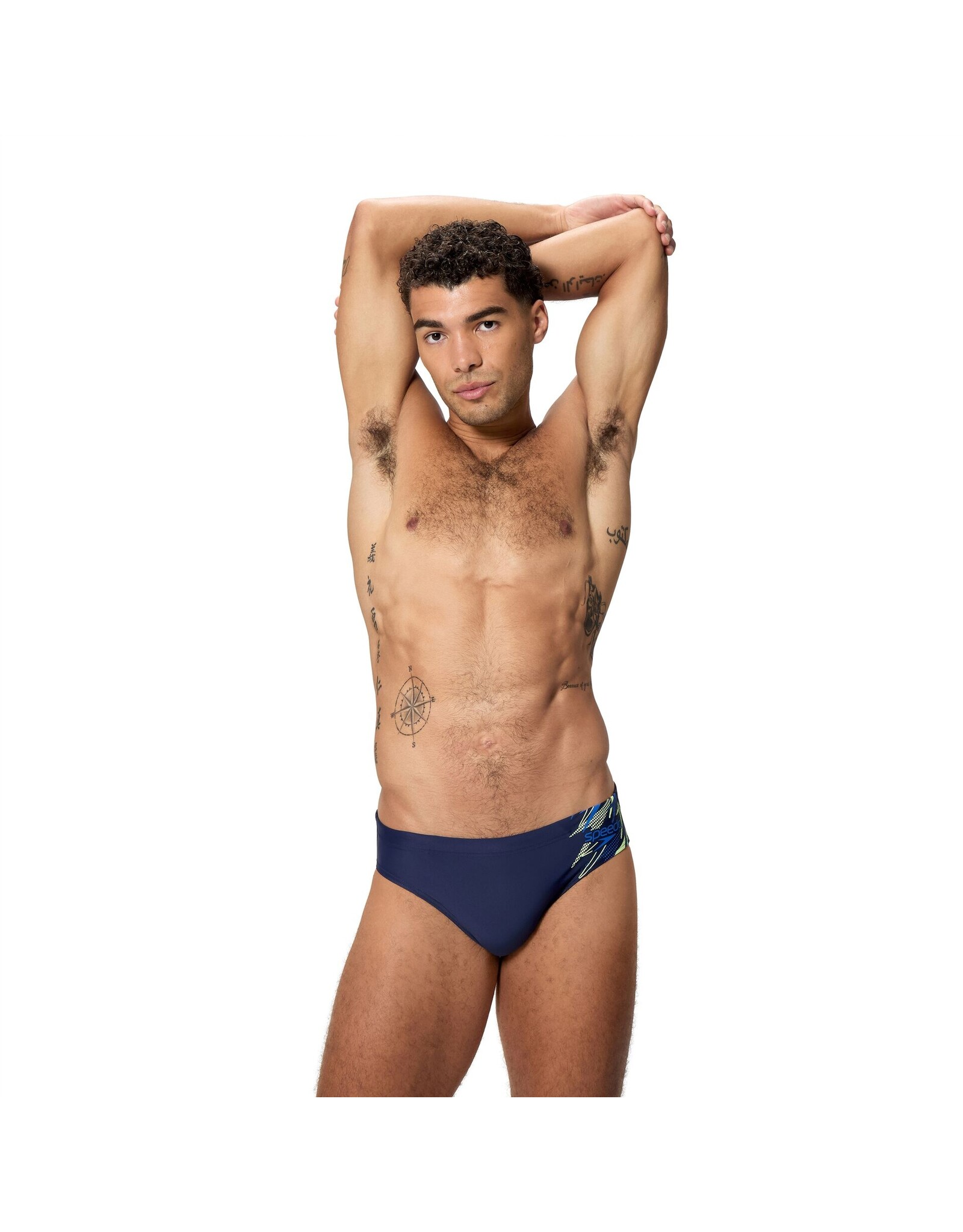 Speedo MEDLEY LOGO BRIEF 7CM NAV/BLU