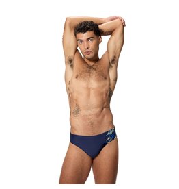 Speedo MEDLEY LOGO BRIEF 7CM NAV/BLU
