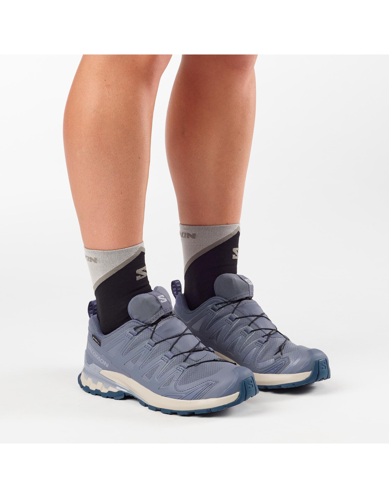 Salomon XA PRO 3D V9 GTX W-Dames-Grisaille / Tradewinds / Spellbound